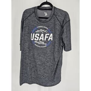 Badger Sport Mens Sz XL Short Sleeve Athletic T Shirt USAFA Air Force